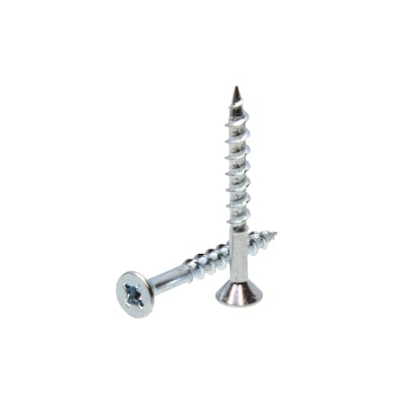 Creative Products 500 Pack - 8-9 x 1 1/2 Flat Quad, 2/3 Deep Thread, Zinc Plated SP-8112FQ23DTZ-500